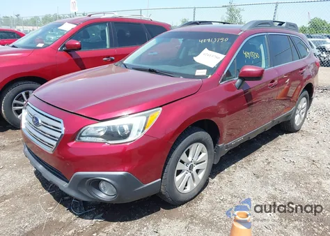 2015 Subaru Outback 2.5I Premium из США, поврежденный, VIN 4S4BSBDCXF3271945